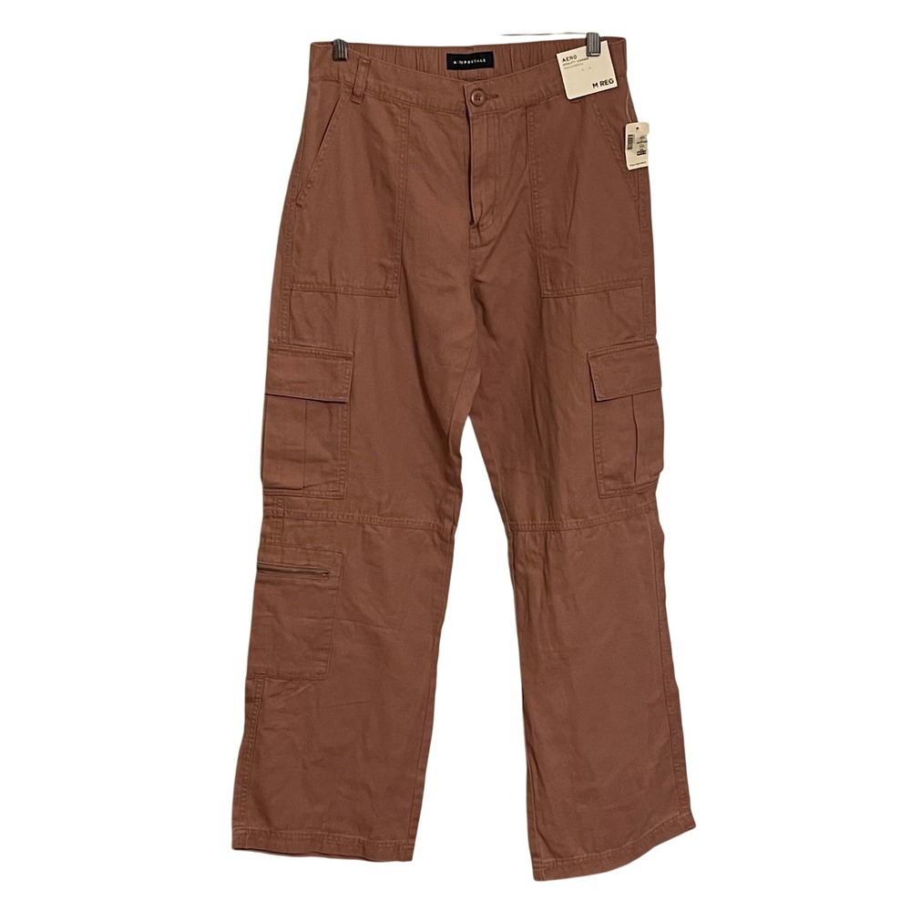 Aeropostale Aero‎ Utility Cargo Pants Dusty Rose Non Stretch Cotton Medium